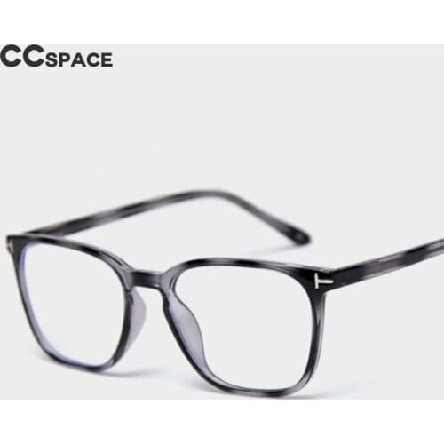 49442 TR90 spring leg square glasses frame T orange fashion optical computer glasses for men and women
