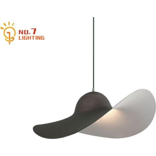 Italian Design Hat Pendant Lights Restaurant Designer Simple Creative Indoor Lighting Home Decor Bedroom Living/dining Room Hall