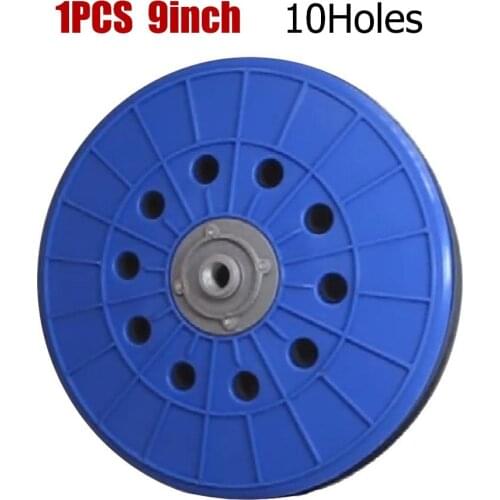 10 Holes Backup Pad 14mm Thread Sanding Disc 230mm 9 Inch Drywall Sander