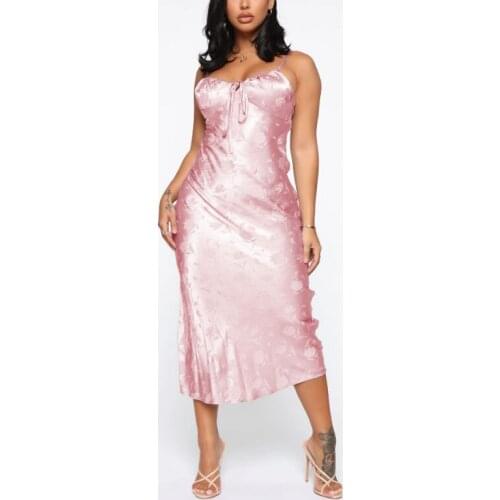 European Style Women Summer Casual Loose Sleeveless Long Party Dress Fashion Sexy V-neck Hollow Out Maxi Dress M-5xl