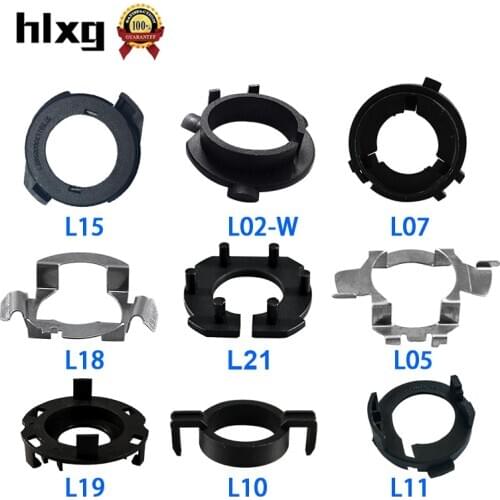 1 Pair H7 LED Headlight Accessories Adapter H7 Bulb Holder Socket Base For VW for BMW Benz Audi A3 A4L A6L led adapter N23