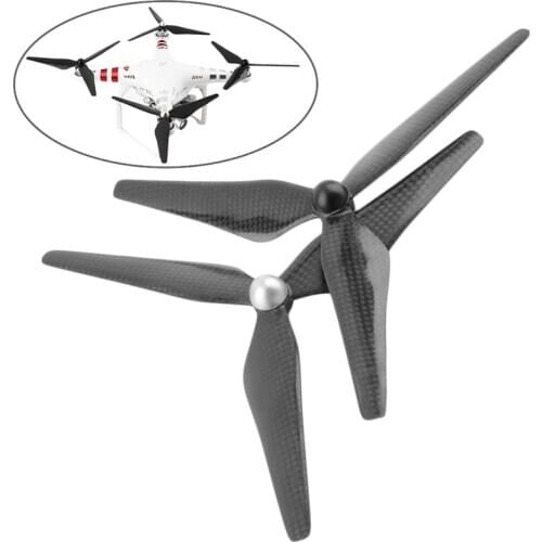 2PCS Carbon 9450 Fiber Propeller CW/CCW 3-Blade Prop DJI Phantom 1 2 3 Vision