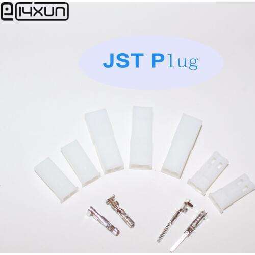 50set/lot JST Connector Plug 2pin Female Male and Crimps RC battery connector for Auto,E-Bike,boat,LCD,LED ect
