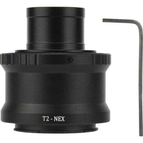 High Quality T2-NEX Metal Aluminium Alloy 1.25 inch Telescope Mount Adapter Ring to fit for Sony NEX E Mount Camera