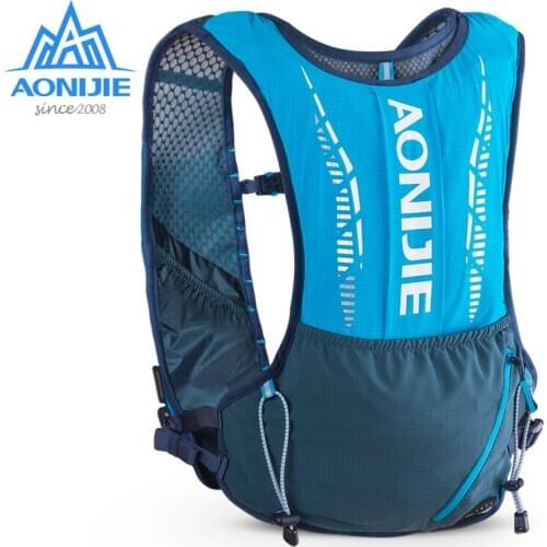 AONIJIE C9102 Ultra Vest 5L Hydration Backpack Pack Bag Soft Water Bladder Flask Set for Hiking Trail Running Marathon Race