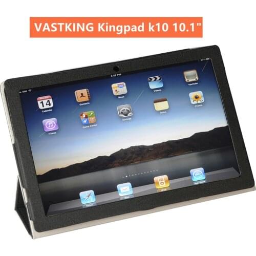 For Vastking KingPad K10 10.1" Tablet PC faux leather Cover Case Kickstand Funda Capa with Shoulder Strap + Stylus Pen