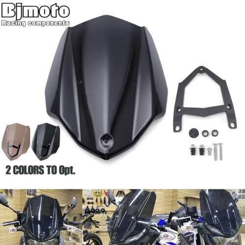 For Yamaha MT-03 MT03 FZ-03 FZ03 2016 2017 2018 2019 Motorcycle Wind Screen MT FZ 03 2019 2018 Windshield Wind safe Deflectors