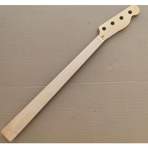 FRETLESS Maple 20 Fret TL Bass Guitar Neck Parts maple fingerboard no inlay