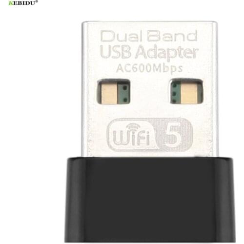 Kebidu 2.4G Wireless Mini USB Wi-Fi Adapter 600Mbps USB2.0 Receiver Dongle RTL8811 Network Card For Desktop Laptop
