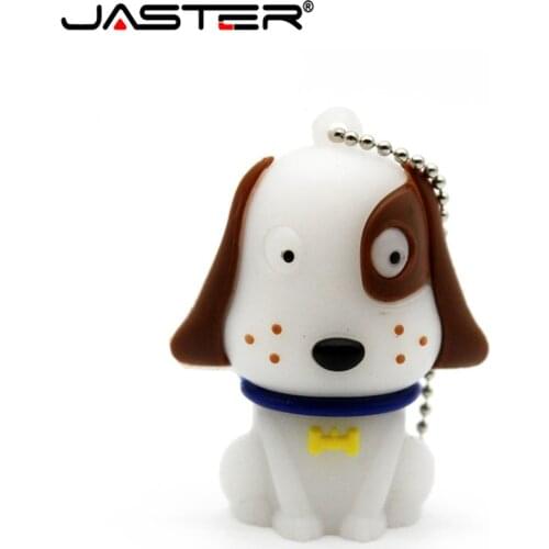 JASTER Cartoon pendriver white cute dog Dalmatians pen drive 64gb 16gb 32gb usb 2.0 USB flash drive memory stick gift pendrive