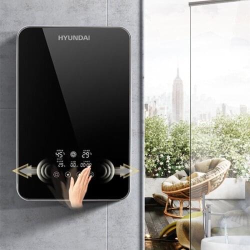 HYUNDAI 220V Instant Electric Water Heater Home Intelligent Constant Temperature and Rapid Heating Small Shower Bath Machine