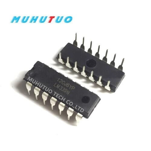 20PCS LM339 LM339N direct-insert DIP14 voltage comparator chip