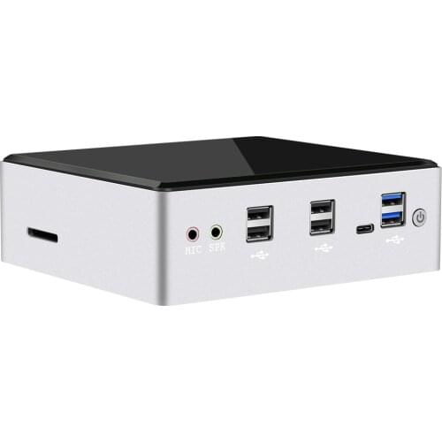 Mini PC Intel Core i7 10510U DDR4 RAM M.2 SSD NVMe WiFi 4K UHD HDMI DP 8*USB Type-C 2x Gigabit Ethernet Windows 10 Linux