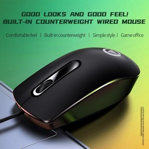 Silver Eagle G9 Office Gaming Wired Mouse Pink Aggravated Notebook Cross USB Wired Mouse 1200DPI for PC Laptop Gaming Office