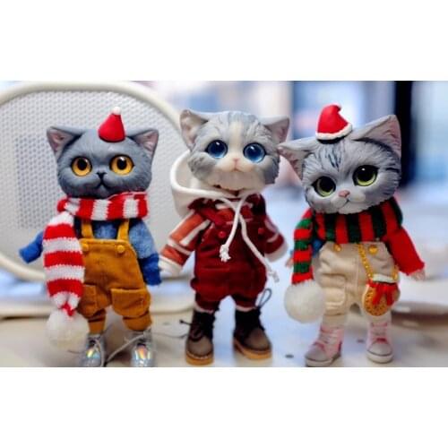 OB dolls Animal Face Ob11 dolls 1/8 Customization BJD dolls with animal heads