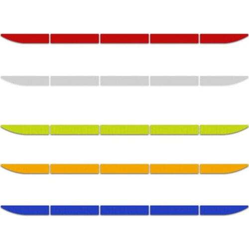 5pcs/set Car Reflectante Reflector Sticker Car Body Trunk Exterior Auto Accessories Reflective Tape Reflex Exterior Warning