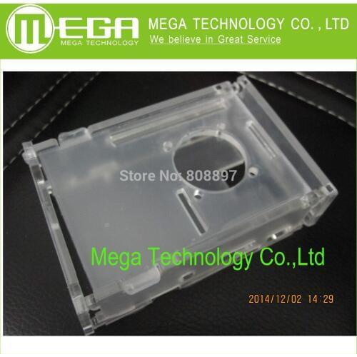 Raspberry PI 3B+ Transparent Acrylic Case Cover Shell Enclosure Box with fan for Raspberry PI Model B and Model B