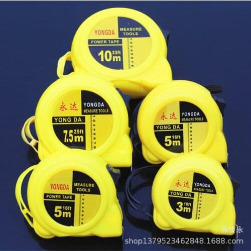 3/5/7.5/10M Measuring Tape Ruler Construction Tools Sewing Metric Retractable Centimeter Metal Meters Height Measurement