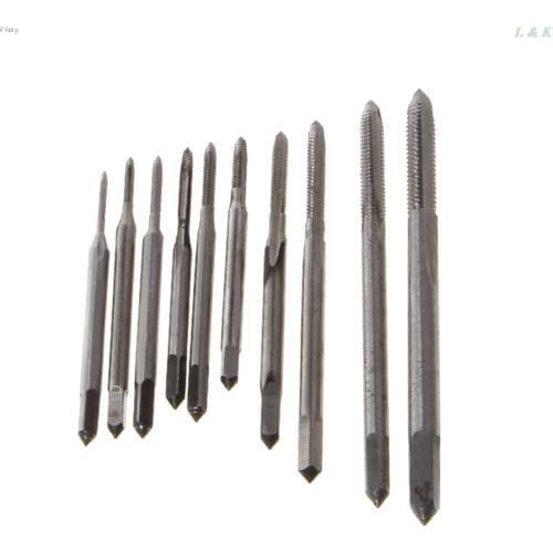 Mini HSS High Speed Steel Metric Machine Plug Thread Screw Tap Tool M1-M3.5 New L29K