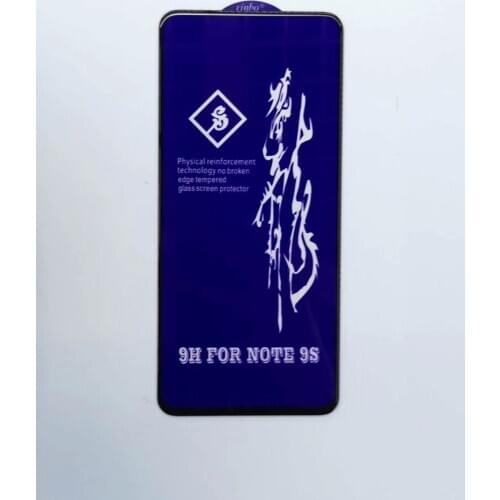 10pcs For Xiaomi Redmi Note9 Note9s 9 pro mi 10 Redmi 10x Poco F2 Pro Screen Protector Film 6D Full Glue Cover Tempered Glass