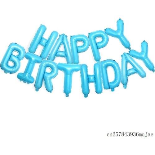 50Sets 16 Inch Happy Birthday Foil Balloons Colorful Letters Balloon Party Decoration Balloon Toys