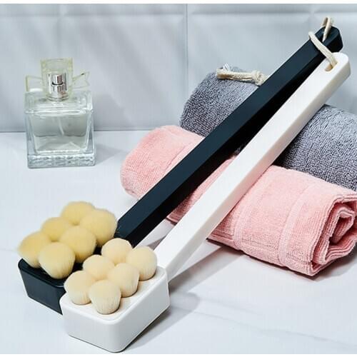 Long Shower Brush Exfoliating Bath Sponge Back Scrubber Body Brush Exfoliating Cleaning Equipment Bathroom Supplies