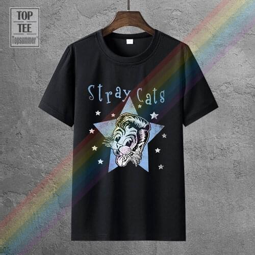 Stray Cats Star Cat T Shirt S M L Xl Brand New Official T Shirt