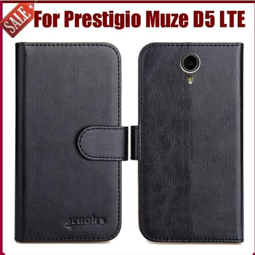 Hot Sale! Prestigio Muze D5 LTE Case New Arrival 6 Colors High Quality Flip Leather Protective Cover Phone Bag