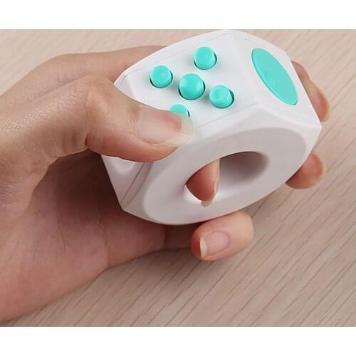 Relief Toy Stress Anxiety Rings Fidget Toys for Anxiety Roller Fingertip Toys Adult Children Finger Spinner Magic Rings Kids