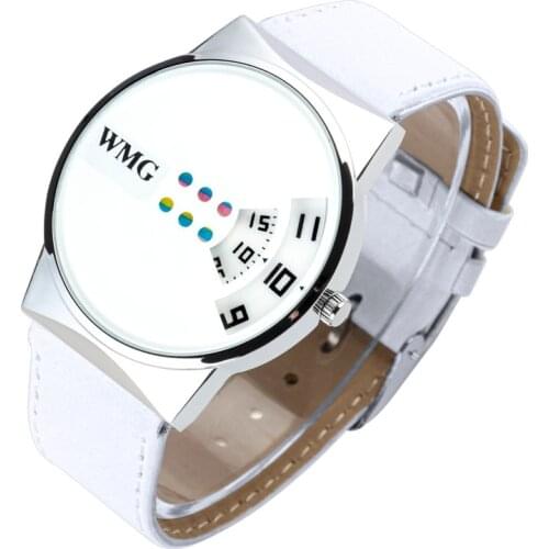 Personality Creativity Womans Watches Must-Have Fashion Colorful Turntable Table Student White-Collar Favorite Watch for Women