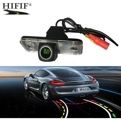 175 Degree 1080P Fisheye Car Reverse Rear View Camera For Hyundai Santa Fe IX45 2001 2002 2003 2004 2005 2006 2007 2008 - 2012