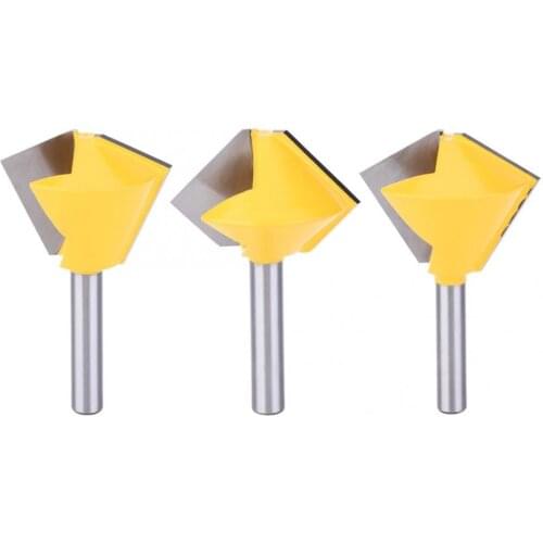 Bird Mouth Router Bit Polygon Bird Mouth Router Bit 8mm Shank Woodworking Milling Cutter