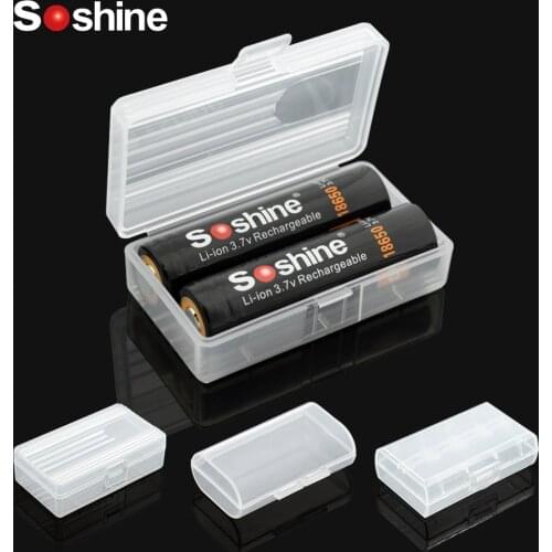 Container Bag Case Organizer Box Case Elistooop Plastic Case Holder Storage Box Cover for CR123 18350 9V 6F22 26650 Battery Box