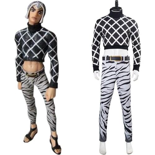 JoJos Bizarre Adventure Guido Mista Cosplay Costume Outfit Uniform Adult Halloween Carnival Costumes Full Set Custom Made