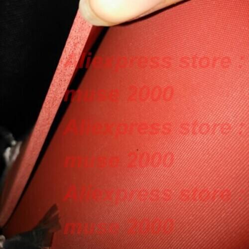 500*1000mm width foamed Silicone rubber sheet plate pad Thickness 1 2 3 4 5 mm thickness board red cushion pad Rubber Sheet Mat