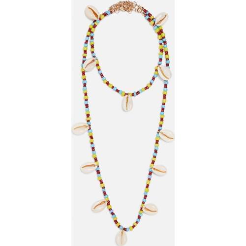 PACK OF SEASHELL NECKLACE AND BRACELET FASHION BOHEMIAN JEWELRY SET PUKA SHELL CHARM STATEMENT BEADS COMBINATION ACCESSORRIES