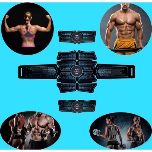 Fitness Equipment EMS Abdominal Electromagnetic Stimulation Of Muscles Fitness Massager Abdomen Weight Loss Slimming Home Gym