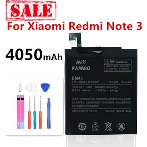 PWIMBO Xiaomi Redmi Note Prime Batteries
