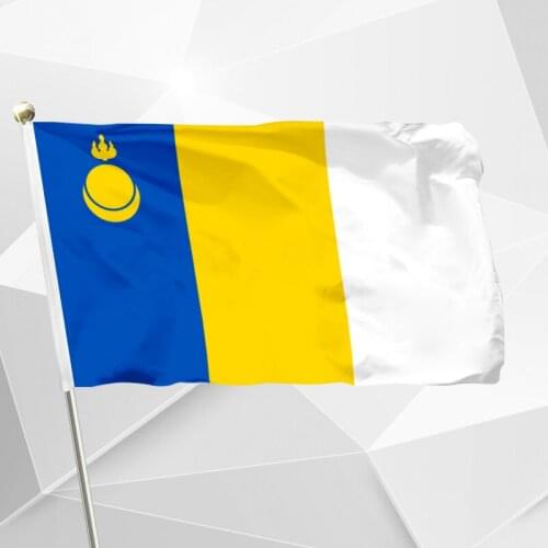 Russia Agin-Buryatia Flag 150X90cm (3x5FT) 120g 100D