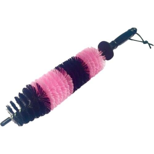 Pink Multifunction Wheel Wash Brush Car Truck Motor Engine Grille Wheel Wash Brush Tire Rim Cleaning Tool
