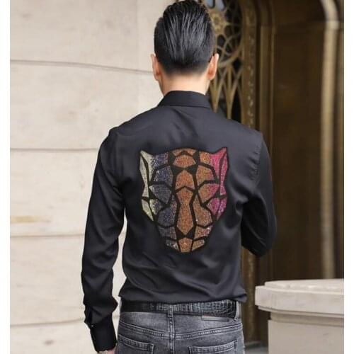 Men Casual Diamond stone Shirts Cotton Short Sleeve Beach Tops Streetwear Summer Breathable 2021 Diamond stone Shirts