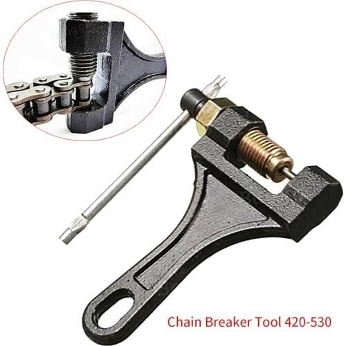 Motorcycle Chain Breaker Link Removal Splitter Motor Chain Cutter Riveting Tool 420-530 2019 New