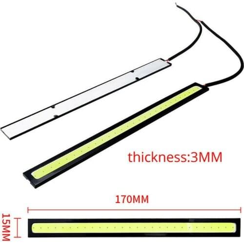 6x 12V LED Car Interior White Strip Lights Bar Lamp Waterproof Van Caravan Boats White Strip Lights Auto Fog Bar Parking