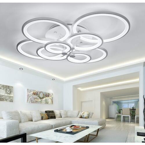 Black/White Color Modern Led Ceiling Lights For Living Room Bedroom Plafon Led Home Lighting Ceiling Lamp Home Lighting Fixtures