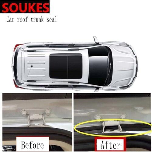 1.5m Car Rear Bumper Trunk Soundproof Trim Seal Strip For Mitsubishi Lancer 10 ASX Pajero X Ford Focus 2 3 Fiesta Citroen C4 C5