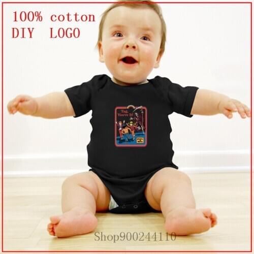 2020 Summer Infant Newborn Baby Boys Girls Cotton Bodysuits baby Tag You're It Design 100%Cotton Rompers Costumes One-Pieces