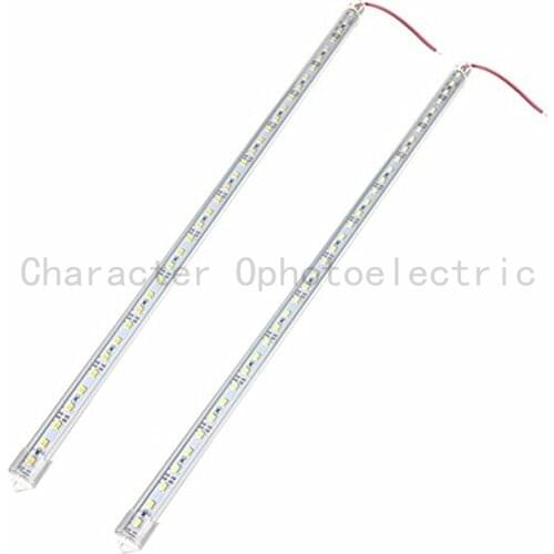 5pcs/lot 50CM U Aluminium shell DC 12V 36 SMD 5630/5730 LED Hard Rigid LED Strip white/warm white