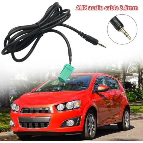 Car Radio Aux Cable 3.5mm Audio Input Wire For Renault AUX Audio Cable 3.5mm With U-shaped Removal Tools Car Accessories
