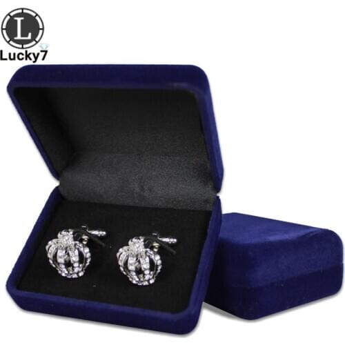 Free Shipping Cufflinks Storage Box Case Cufflinks Link Display Box Holder Classic Fashion Gift Box Menswear Man Gift Box