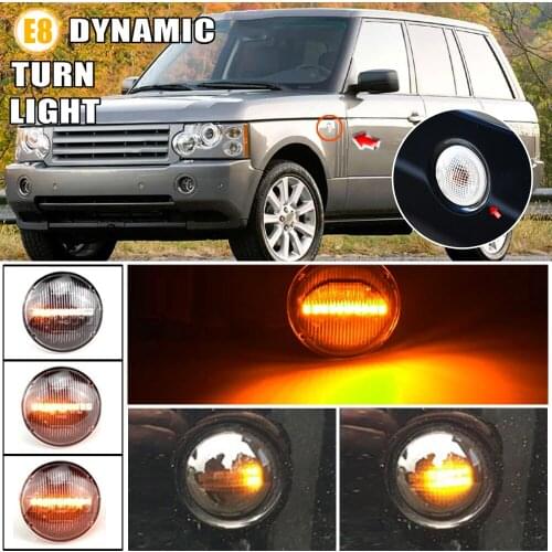 Side Marker LED Turn Signal Light For Land Range Rover L322 2002-2012 Flashing Dynamic Sequential Indicator Blinker Lamp